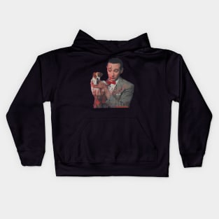 Vintage pee wee herman Kids Hoodie